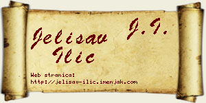 Jelisav Ilić vizit kartica